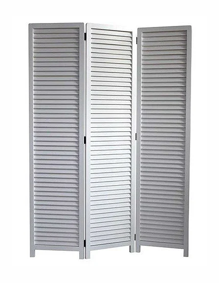 Screen Gems Louvertie Screen SG-258 White