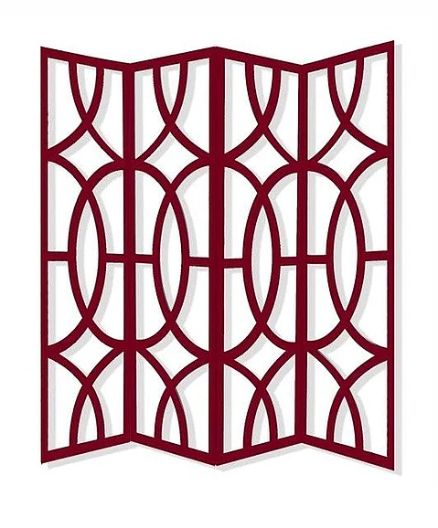 Screen Gems Savoy Screen SG-281 Red - 84" X 84"