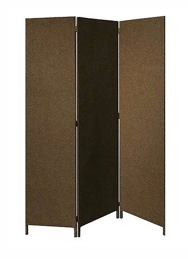 Screen Gems 3 Panel Fabric Soho Screen SG-360 Brown