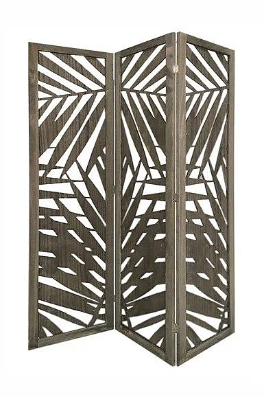 Screen Gems 3 Panel Papete Screen SG-363 GREY