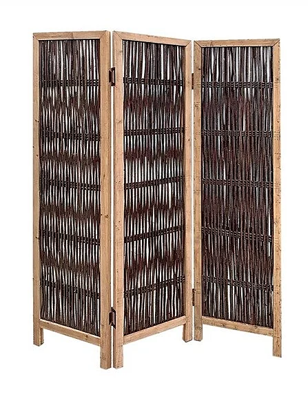 Screen Gems Natural Contemporary 3 Panel Kirkwood Screen SG-39A