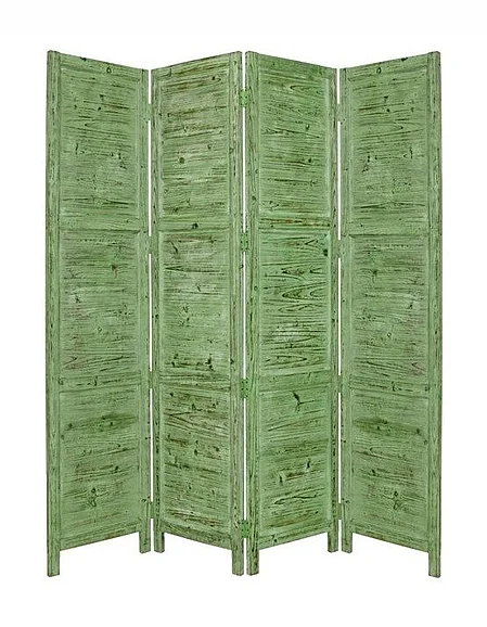 Screen Gems Coastal Rustic Nantucket Screen In Green SG-53