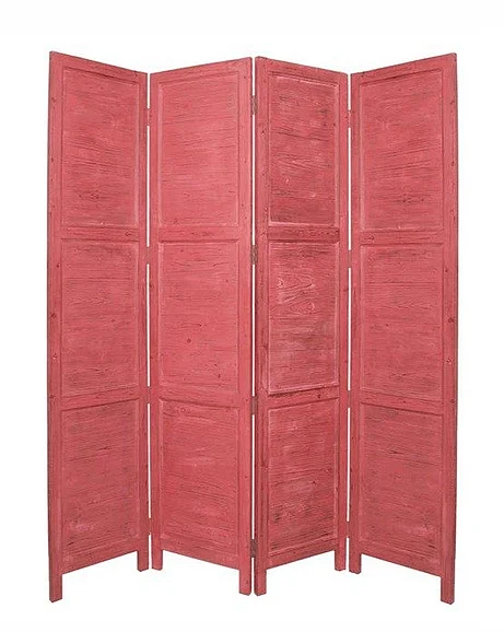 Screen Gems Coastal Rustic Nantucket Screen In Red SG-53