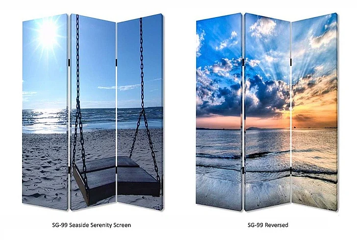 Screen Gems Cityscape Seaside Serenity Screen SG-99