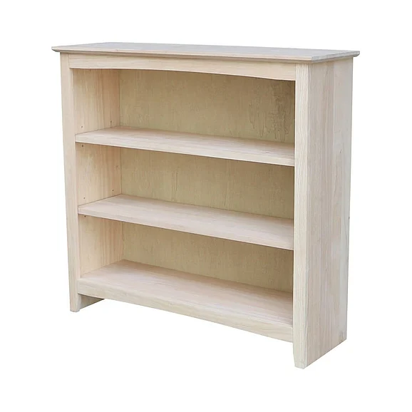 John Thomas Shaker 38X36 Bookcase in Unfinished SH-38236A