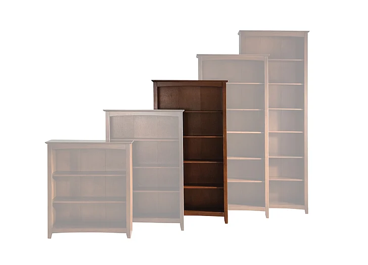 John Thomas Furniture Home Accents Shaker Bookcase in Espresso SH581-3226A