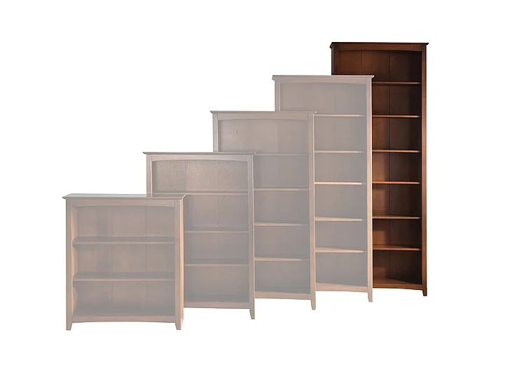 John Thomas Furniture Home Accents Shaker Bookcase in Espresso SH581-3228A