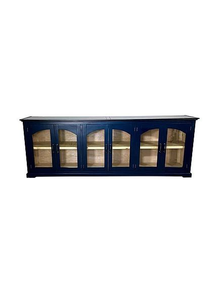 Split Nickel Shaw 6 Door Console Passport V-SHAW-6DC | S5P46