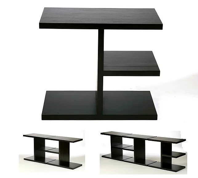 Indo Puri Module Shelves in Dark Espresso