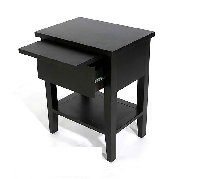 Indo Puri Chelle Allwood Side Table in Espresso