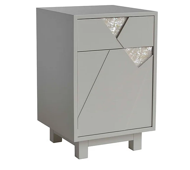 Indo Puri Elisa Nightstand in White