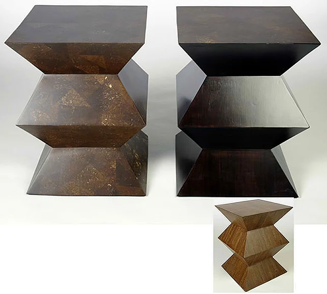 Indo Puri Pura All Coco Side Table in Dark Coconut