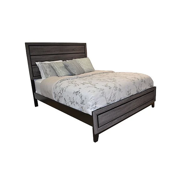 Galaxy Home Sierra King Size Bed in Gray 808857584342