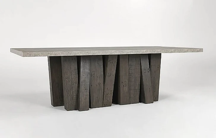 Classic Home Simone 94" Dining Table in Gray 51031214