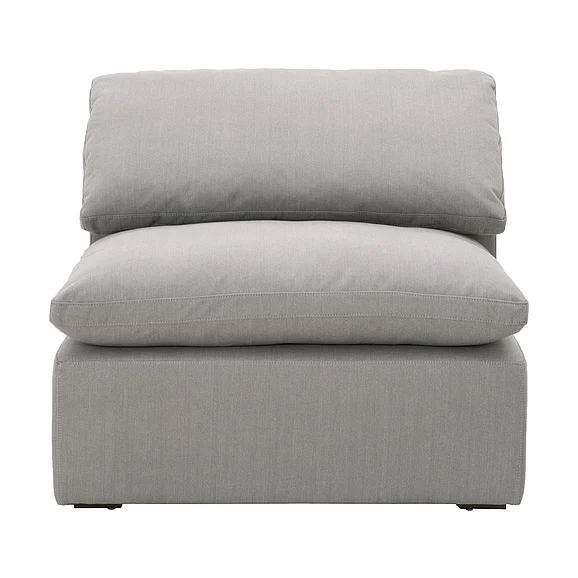 Essentials For Living Sky Modular Armless Chair in Peyton Slate 6610-1S.LPSLA