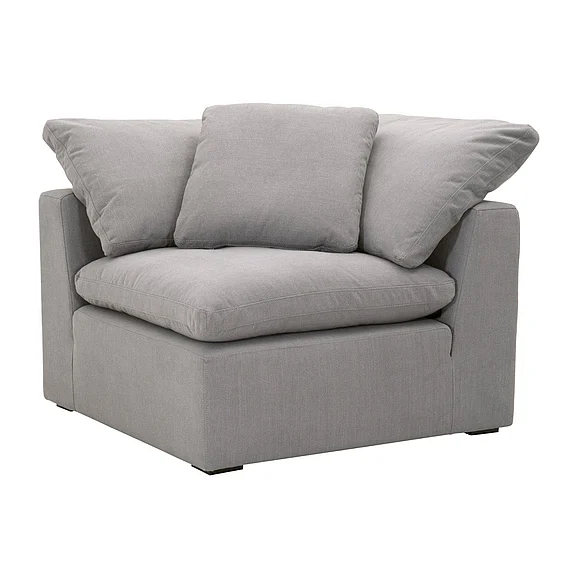 Essentials For Living Sky Modular Corner Chair in Peyton Slate 6610-CRN.LPSLA