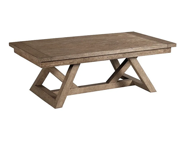 American Drew Skyline Evan Coffee Table in Brown 10-910