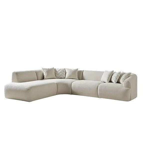 Whiteline Modern Larissa Sectional in White SL2050F-WHT