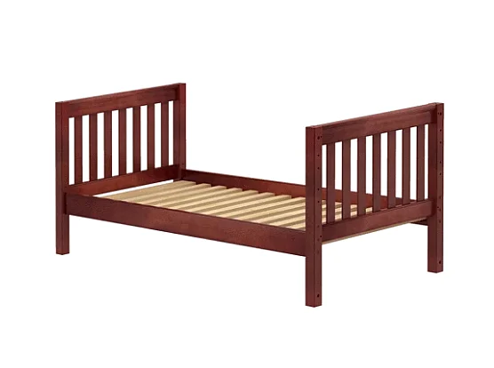 Maxtrix Basic Med/Med Slat Bed in Chestnut