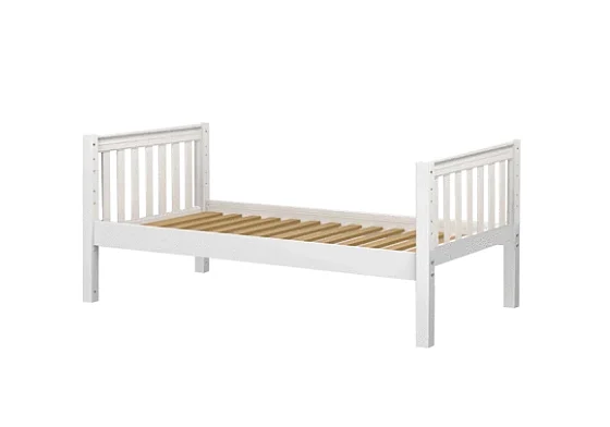 Maxtrix Basic Med/Med Slat Bed in White