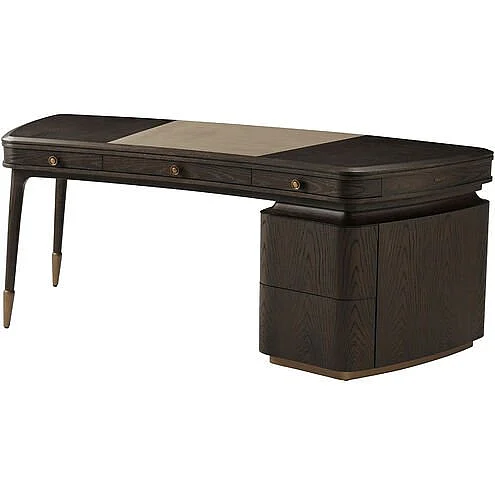 Theodore Alexander Steve Leung Legacy Pedestal Desk SLD71003.0CGB