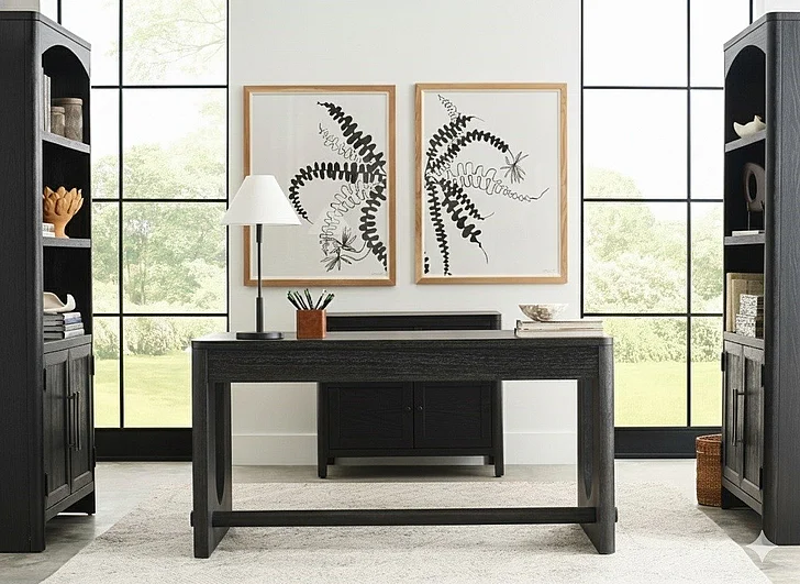 Aspenhome Sloane 2pc Writing Desk Office Set in Mink