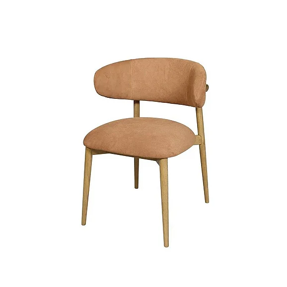LH Home Milo Dining Chair in Tan Suede (Limited Edition) SNHM-79-VBL