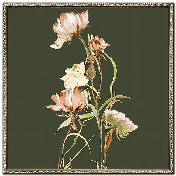 Streamline Art Blush Blossoms in Stillness II E893343