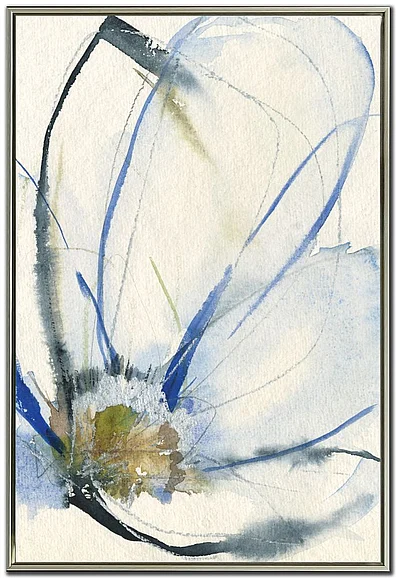 Streamline Art Cobalt and Paynes Petals II E893657