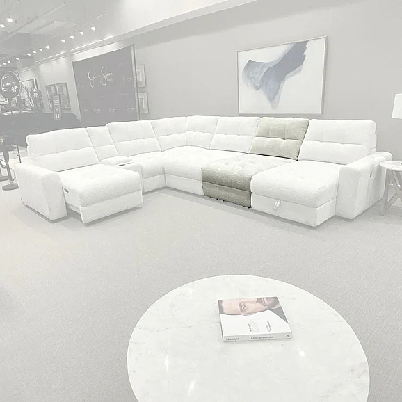 Steve Silver Snyder Armless Slider in White SNY80552WAS