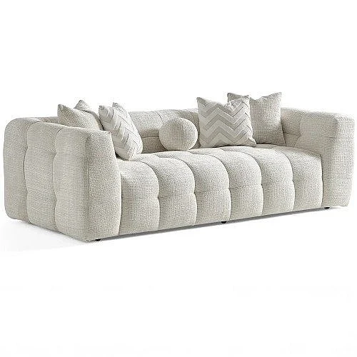 Whiteline Modern Cloud Sofa in Beige SO2049F-BEI