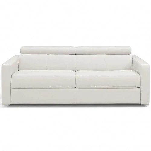 Whiteline Modern Balance Sofa Bed in White SO2052L-WHT