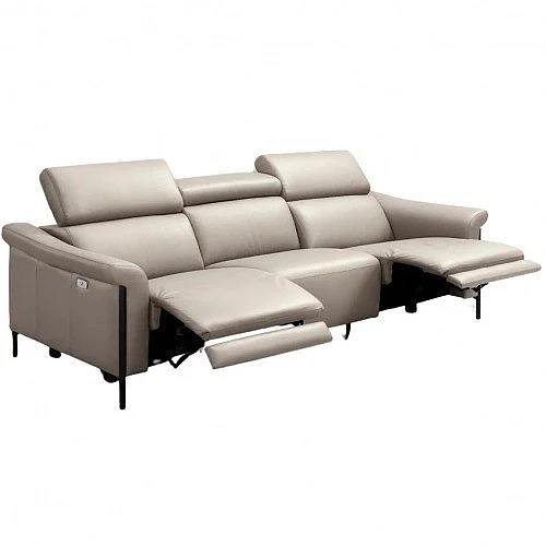 Whiteline Modern Martine Sofa in Light Grey SO2053L-LGRY