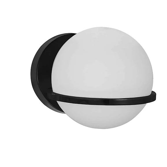 Dainolite 1LT Wall Sconce, MB Finish with White GL SOF-61W-MB