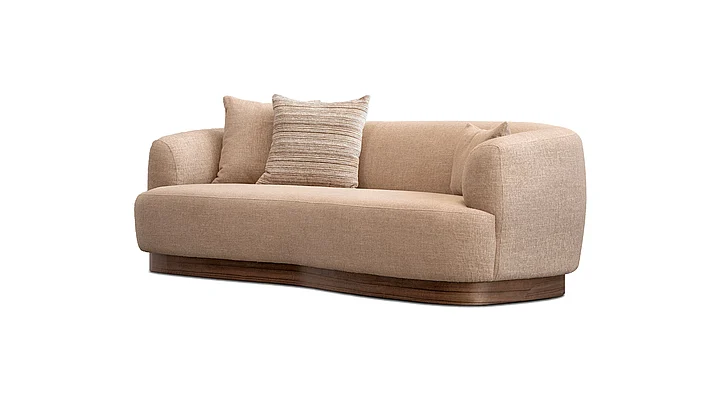 Mobital Ped Sofa Retro Chenille Mushroom Fabric SOF-PED9-RECH-AFWAL