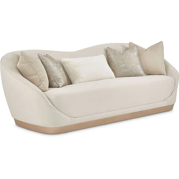 AICO La Rachelle Sofa ICICLE in Medium Champagne 9034815-ICICL-136
