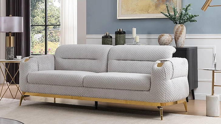 Galaxy Home Zoe Sofa in Gray 601955557030