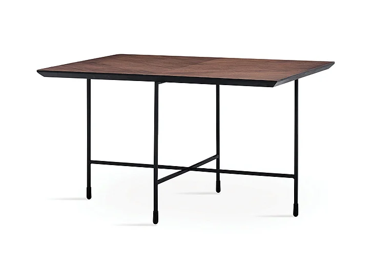 Enza Home Solaro Square Coffee Table - Walnut 01291839