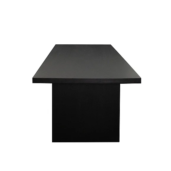Diamond Sofa Sonoma 110-Inches Wood Dining Table in Black SONOMA3-110DTBL