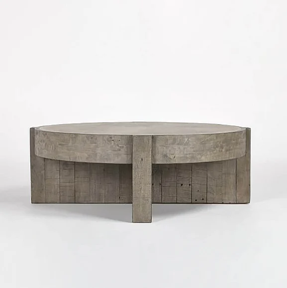Classic Home Sonoma 52" Round Coffee Table in Reclaimed Pine 51031212 PROMO