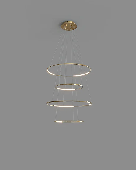 Birot Lighting Spin-4, Gold COL-120-4-D