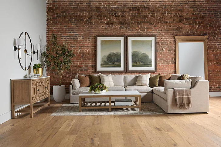 Essentials for Living Spruce 2pc Occasional Living Room Set in Smoke Gray Pine