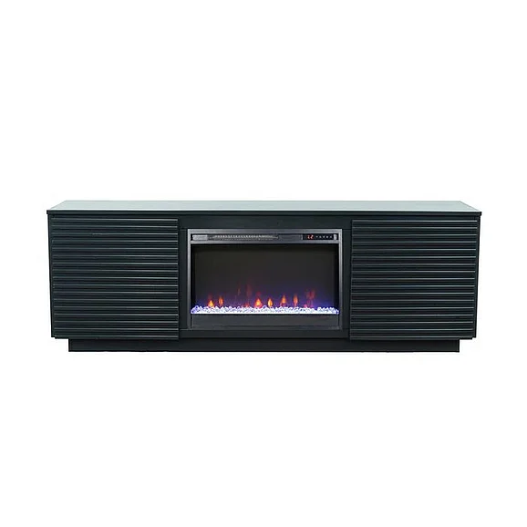Legends Stardust 73" Fireplace TV Stand in Black SR5210.SLS