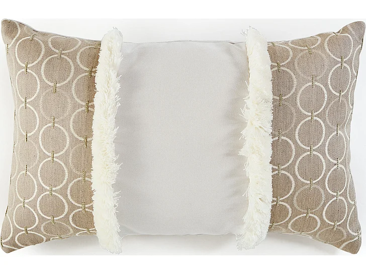 South Sea Outdoor Pillow Talk 13 x 20 in Cream CRM-BF-44