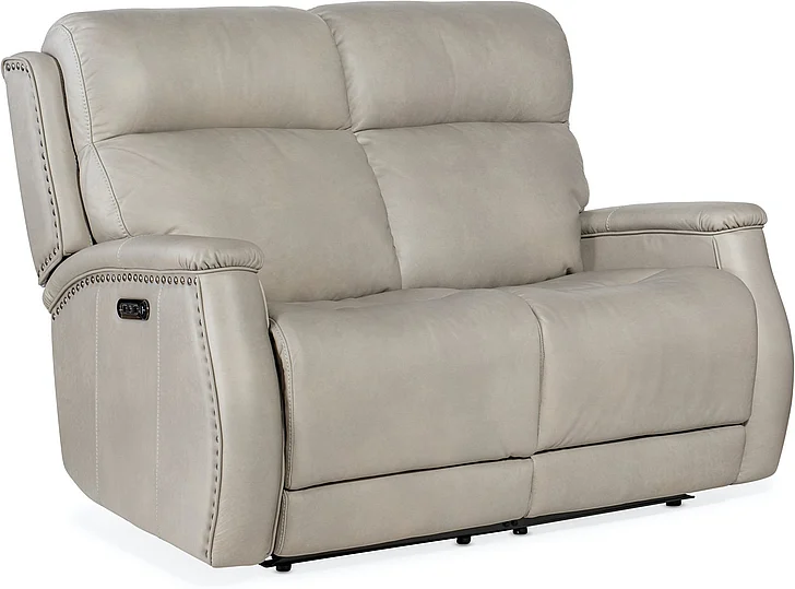 Hooker Furniture MS Rhea Zero Gravity Power Loveseat with Power Headrest in Grey SS703-PHZ2-091
