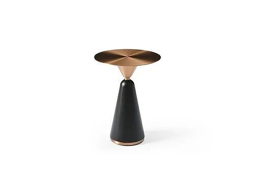 Whiteline Modern Zora Side Table in Bronze ST1897-BRZ