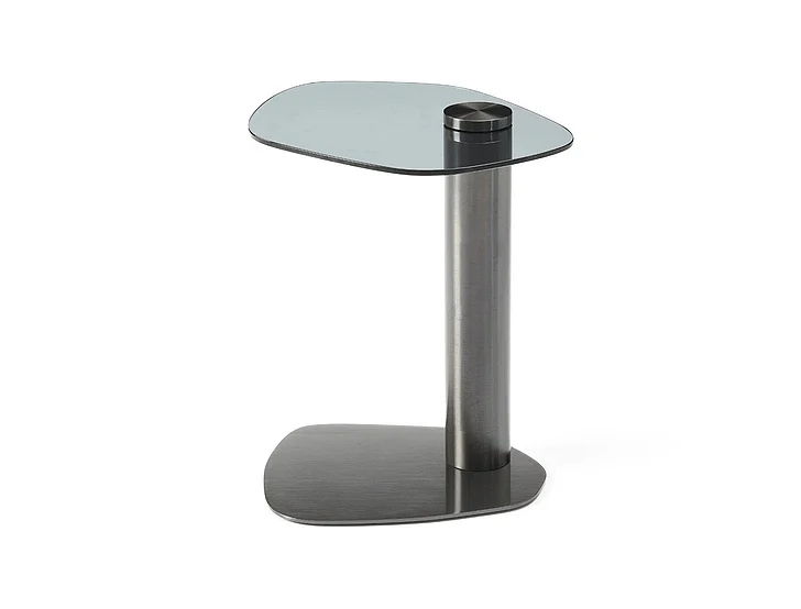 Whiteline Modern Lexi Side Table in Grey ST1900-GRY