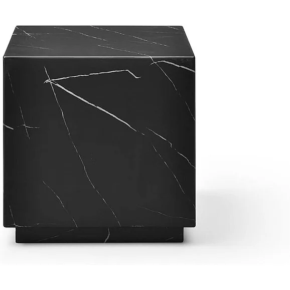 Whiteline Modern Iris Side Table in Black ST1927-BLK
