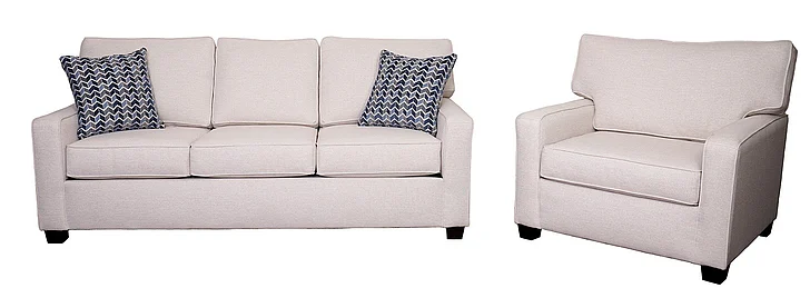 Luke Home Staley 2pc Sofa Living Room Set