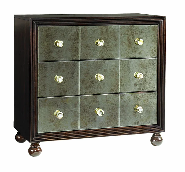 Tommy Bahama Royal Kahala Starlight Mirrored Nightstand